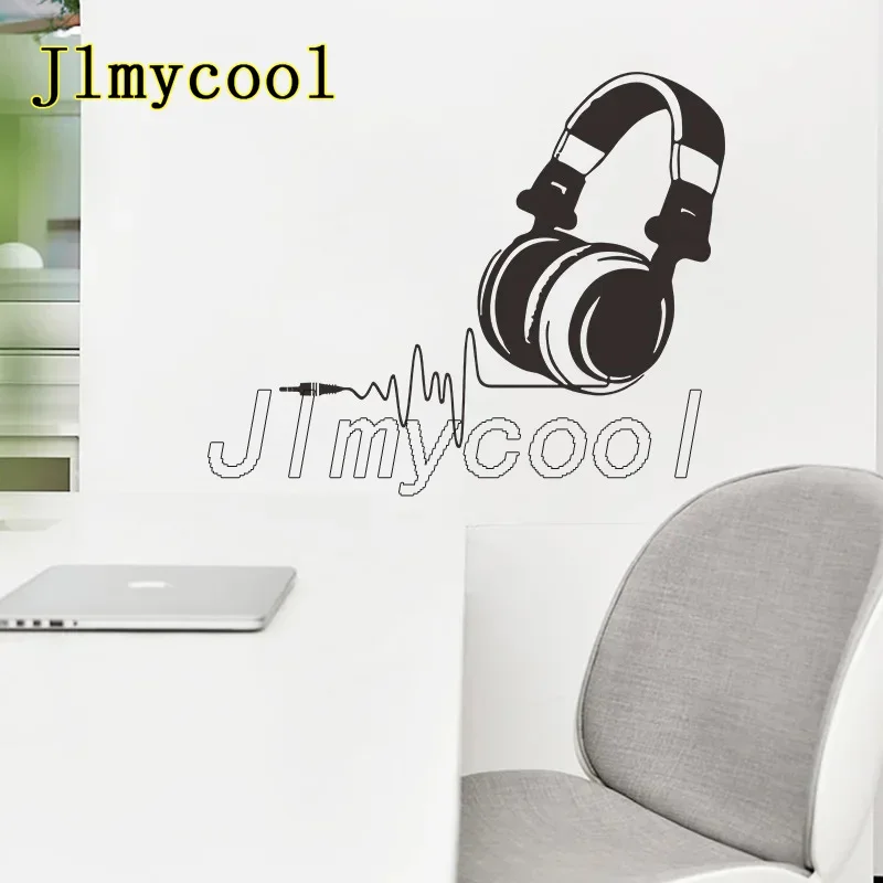 Creative Gaming Headset Wall Sticker For Boys Room Bedroom Background Home Decorations Stickers Self-adhesive Wallpaper