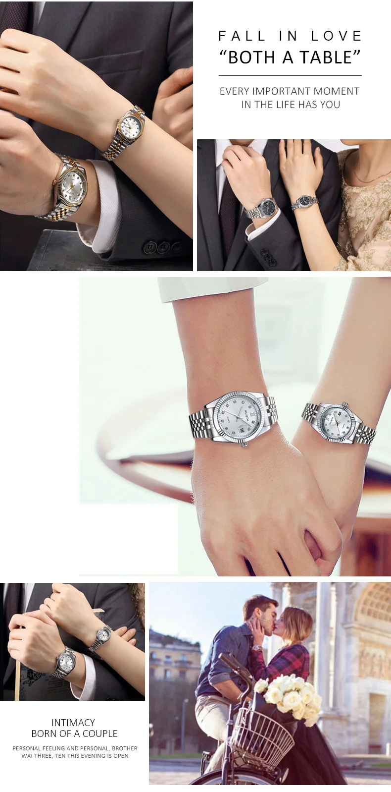 2018 WLISTH Marke Datum Wasserdicht Kristalle Männer Uhr Stahl Armbanduhr Business Liebhaber Kleid Geschenk Uhren Montre Homme Reloj