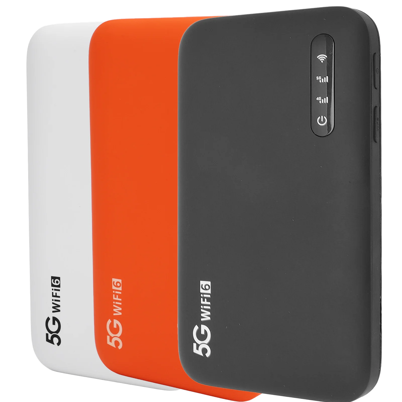 

5G WiFi 6 Mobile Hotspot High Speed Support 16 Devices 6100mAh Portable WiFi Hotspot Router with SIM Card Slot for Phone Tablet