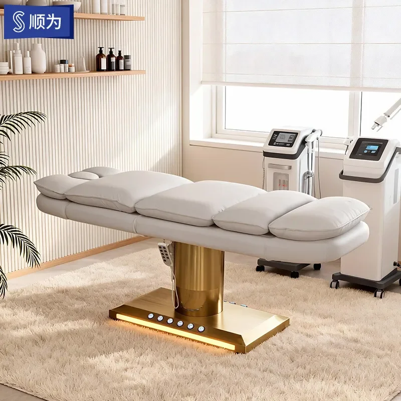 Electric Beauty Bed Surgical Tattoo Embroidery Lifting Massage Folding Physiotherapy