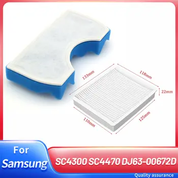 Náhradní filtry pro vysavač Samsung SC4300 SC4470 DJ63-00672D VC-B710W, houbový filtr, HEPA filtr, bavlněný filtr 10 nejlepší prodej filtr pro vysavač Samsung - №1
