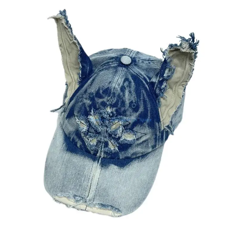 97QE قبعة مقاومة للشمس قابلة للتنفس ذات حواف طويلة قبعة رقص هيب هوب للكبار قبعة بيسبول #3