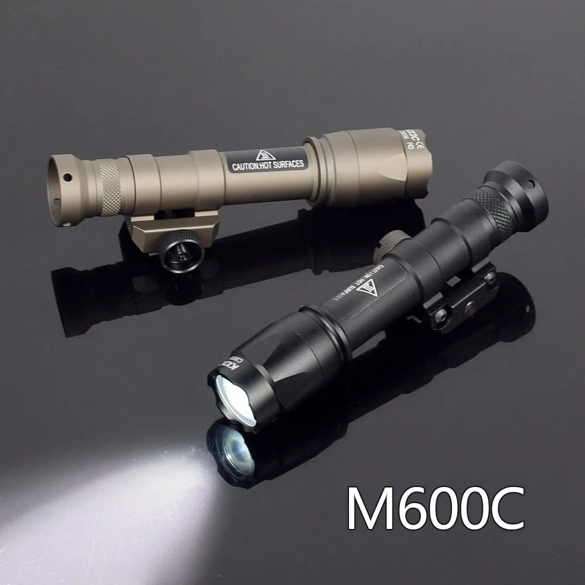 Surefire M600 Series M600C Powerful Flashlight With Press Button Dual Fuction Switch Fit 20mm Rail Rifle Airsoft Weapon Light