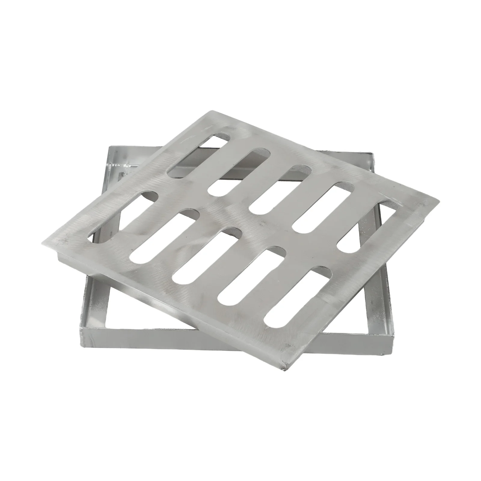 Drainage grate constructed from rustproof stainless steel for dependable operation in harsh weather conditions