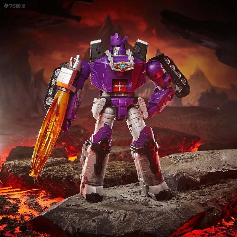 Hasbro Transformers Kingdom WFC-K28 Megatron 20Cm Leader Class Anime Original Action Figure Model Toy Birthday Gift Collection