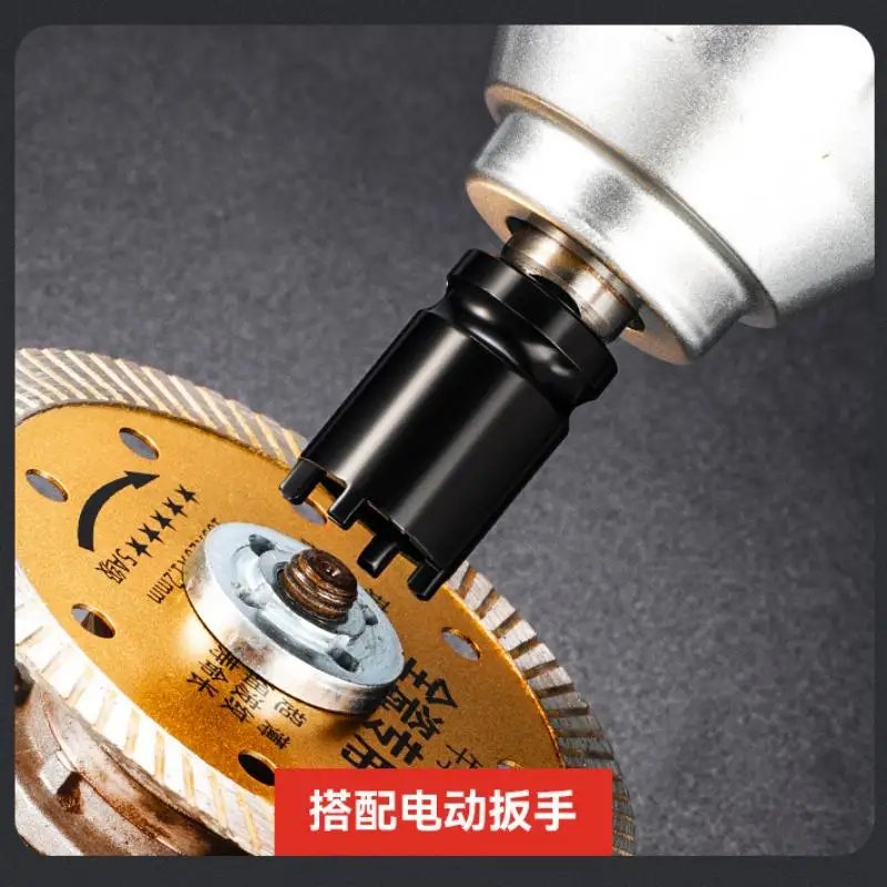 

1pc Angle Grinder Socket Electric Wrench 4 Pronged Spanner Quick Removal Flange Nut Removal Tool Adjustable Angle Grinder