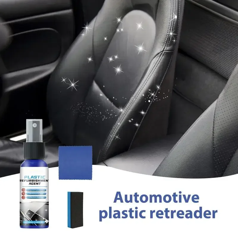 

Vehicle Interior Polish Restore Agent Car Trim Restorer Universal Refreshing Coating Non-greasy Liquid Dashboard Cleaner