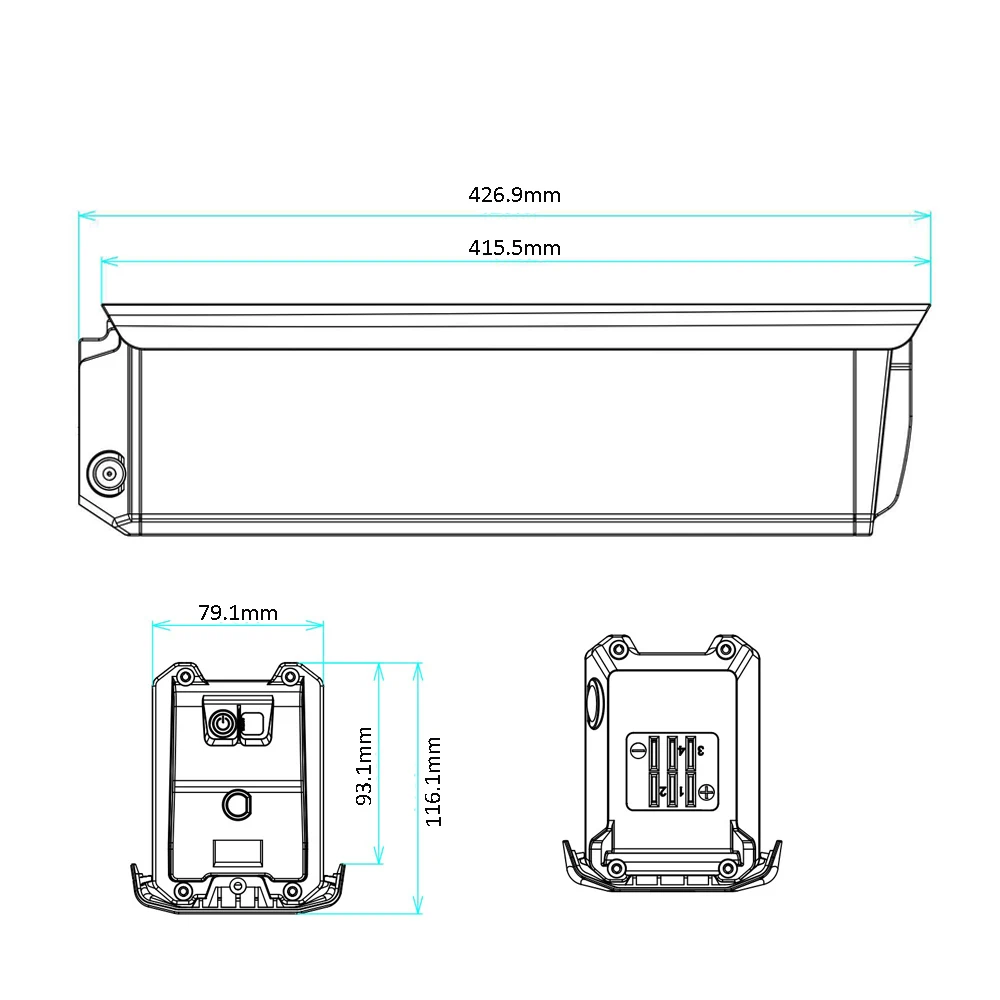 King Kong Semi-Hidden Battery Case, Empty Box for 56 Pcs 21700 and 80 Piece 18650 Cells