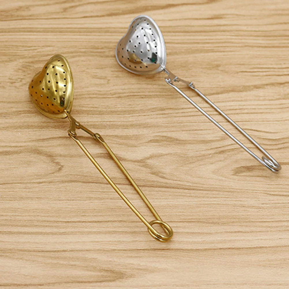 

2 PCS Tea Accessories Infuser Infusertea Filter Filters for Loose Strainer Gold Infusers