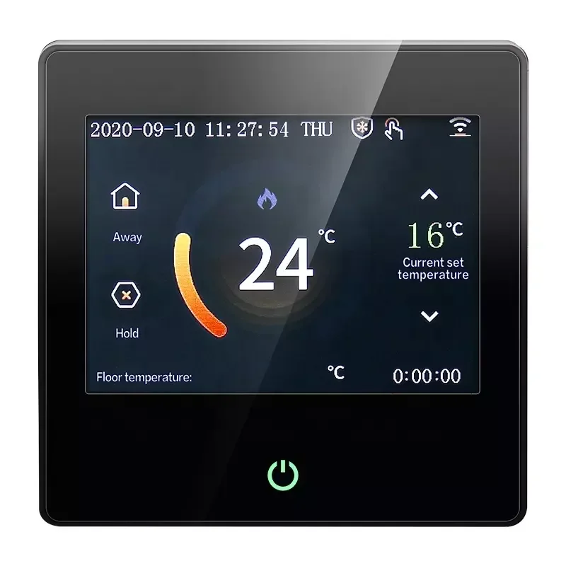 Glomarket    Wifi Smart Thermostat Floor Water Heating Color Screen    Furnace Underfloor Heating Nest Smart Thermostat