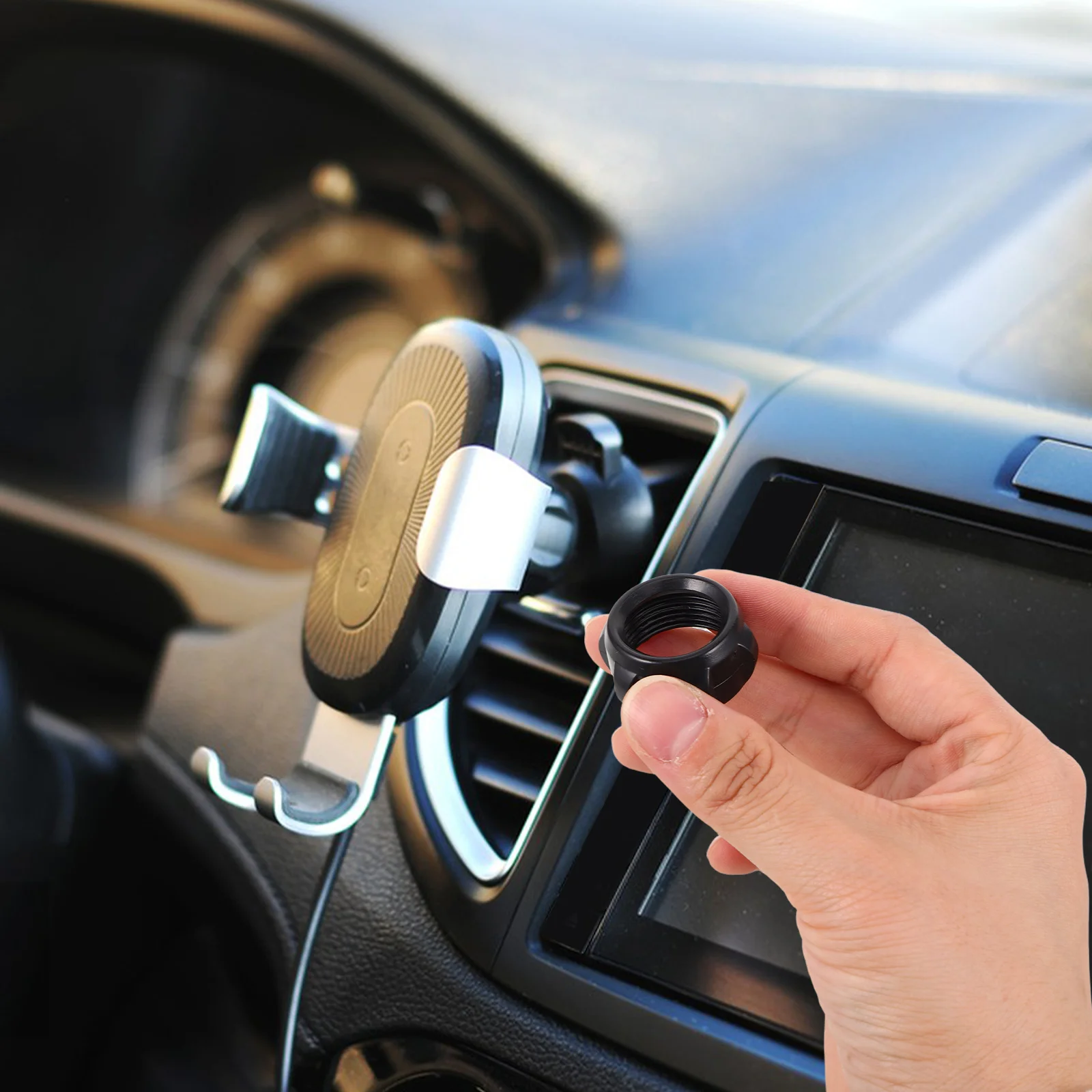 

20pcs Wireless Charging Nut Accessories Phone Holder Stable Reliable Multifunctional Ball Joint Ring Tightener Fixing Car Mount