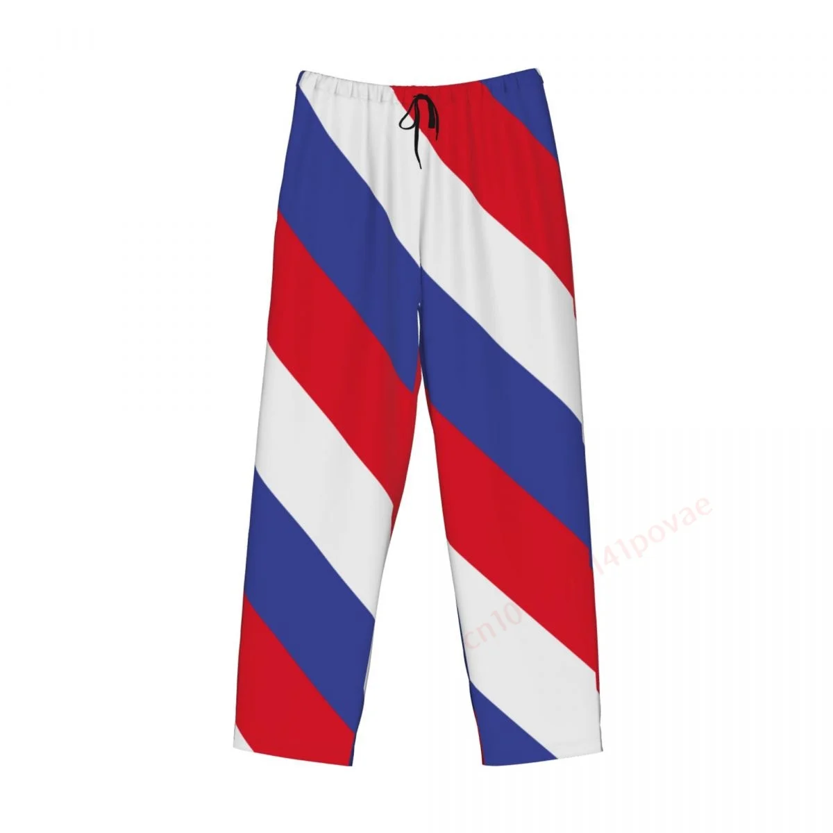 

Россия (2) Мужские повседневные пижамные штаны с 3D-флагом и карманами на шнурке, штаны для сна, 2024, мужские свободные прямые брюки с принтом