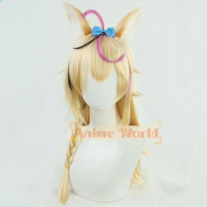 Hololive Virtual YouTuber Omaru Polka Cosplay Wig