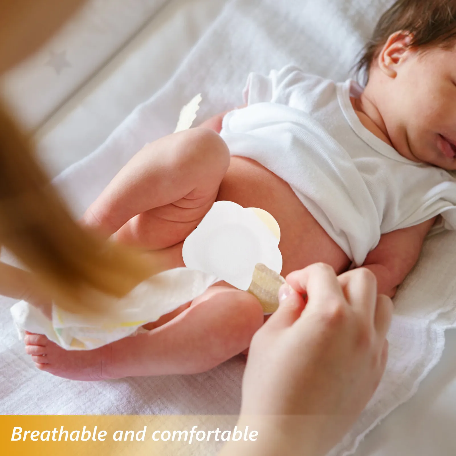 

50 шт. дышащих пустых пластырей для акупунктурных точек, мягкие полые наклейки-протекторы для пупка, наклейки для живота