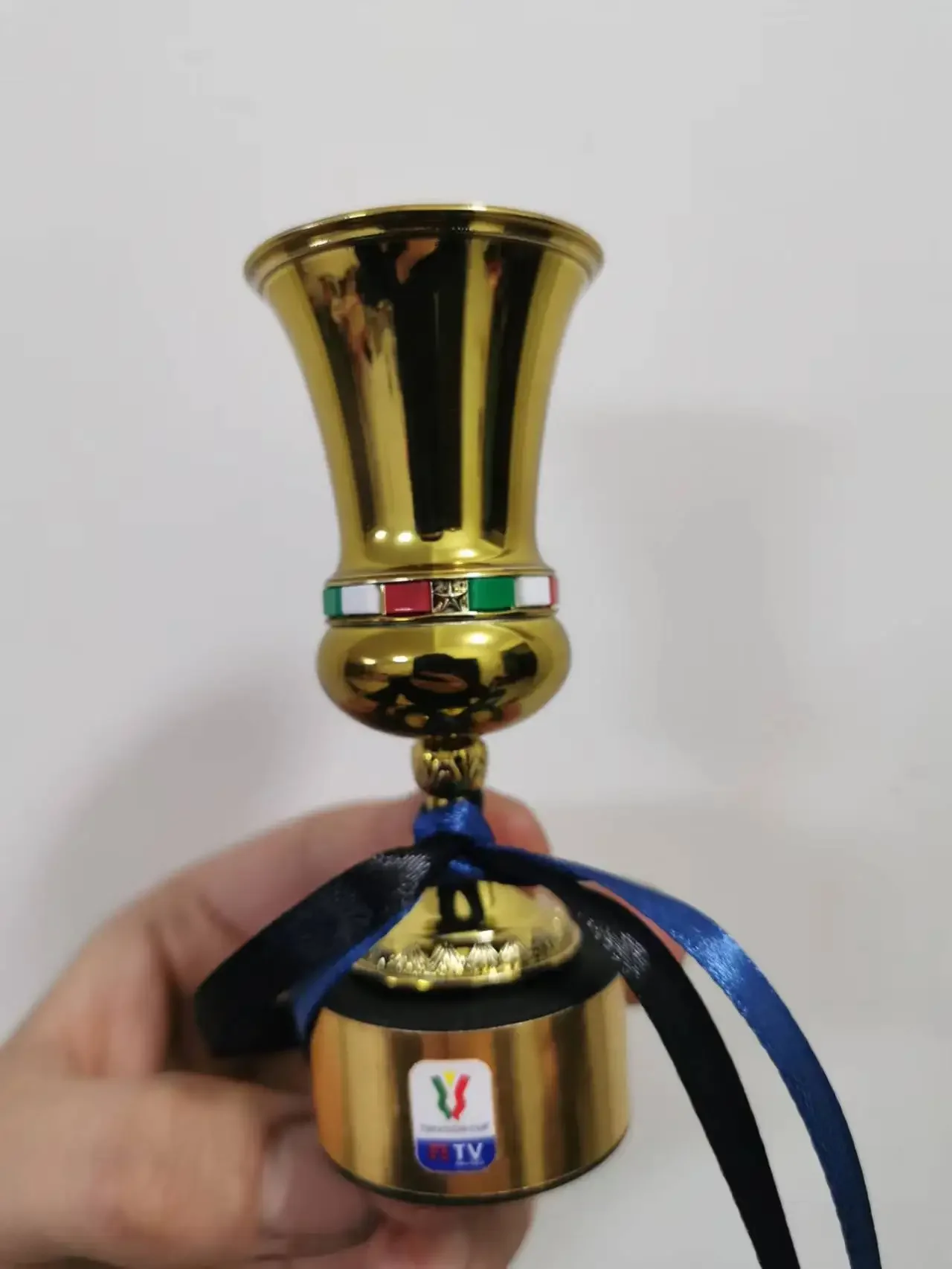 The Mini Replica of  Coppa Italia Trophy Cup Champions Trophy Cup Fan's Souvenir