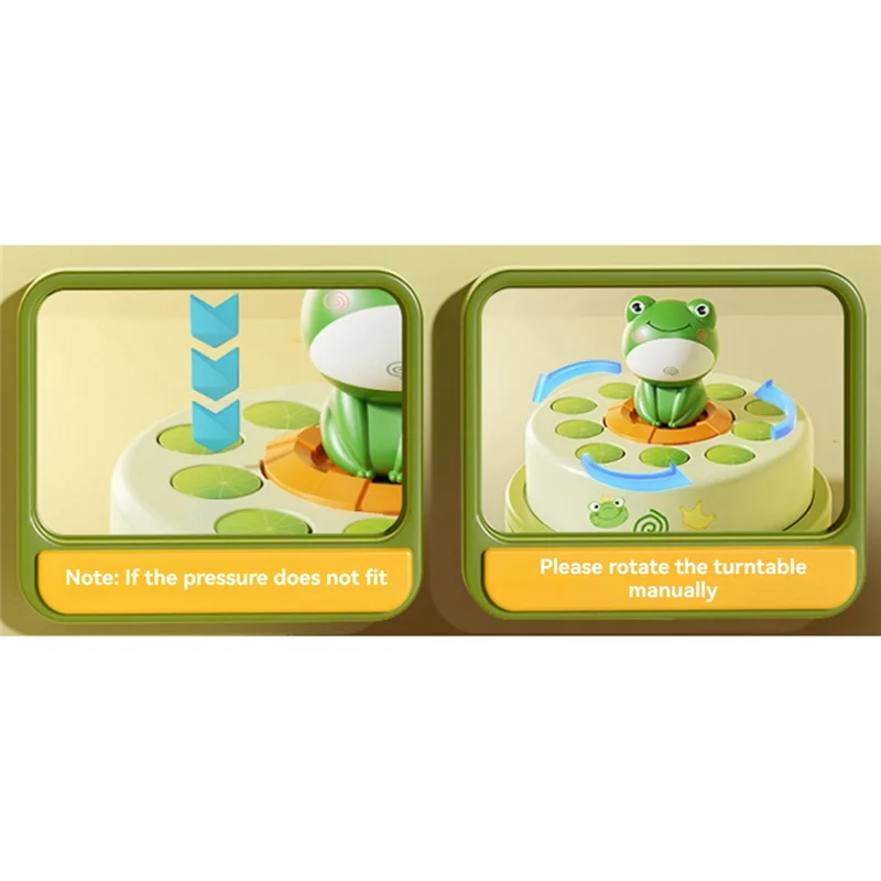 A19Q-Kid juguete Montessori lanzamiento Rana dibujos animados rana voladora captura juguete divertido desarrollo interacción sensorial rompecabezas juguete