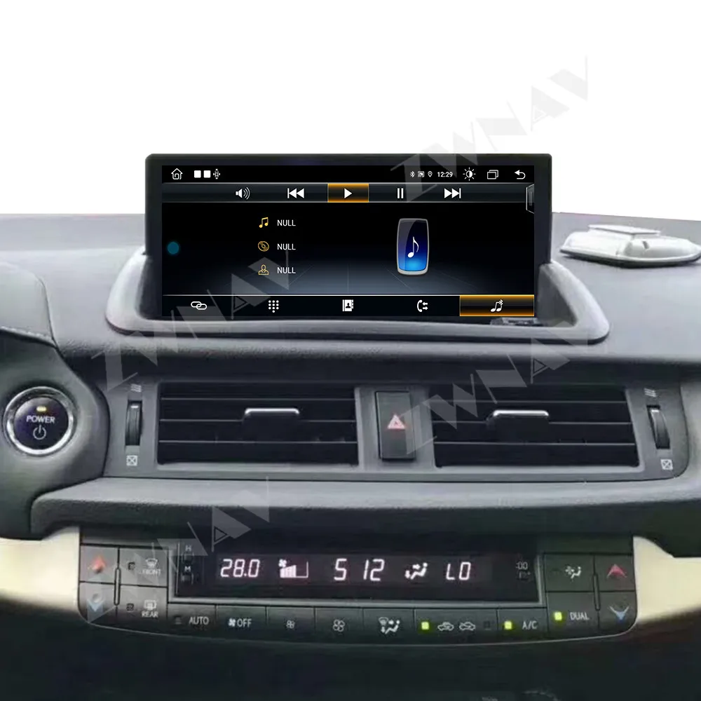 أندرويد 13.0 لكزس CT CT200 CT200H 2012-2017 سيارة مشغل وسائط متعددة تسجيل نظام تحديد المواقع نافي راديو ستيريو رئيس وحدة Carplay WIFI #6