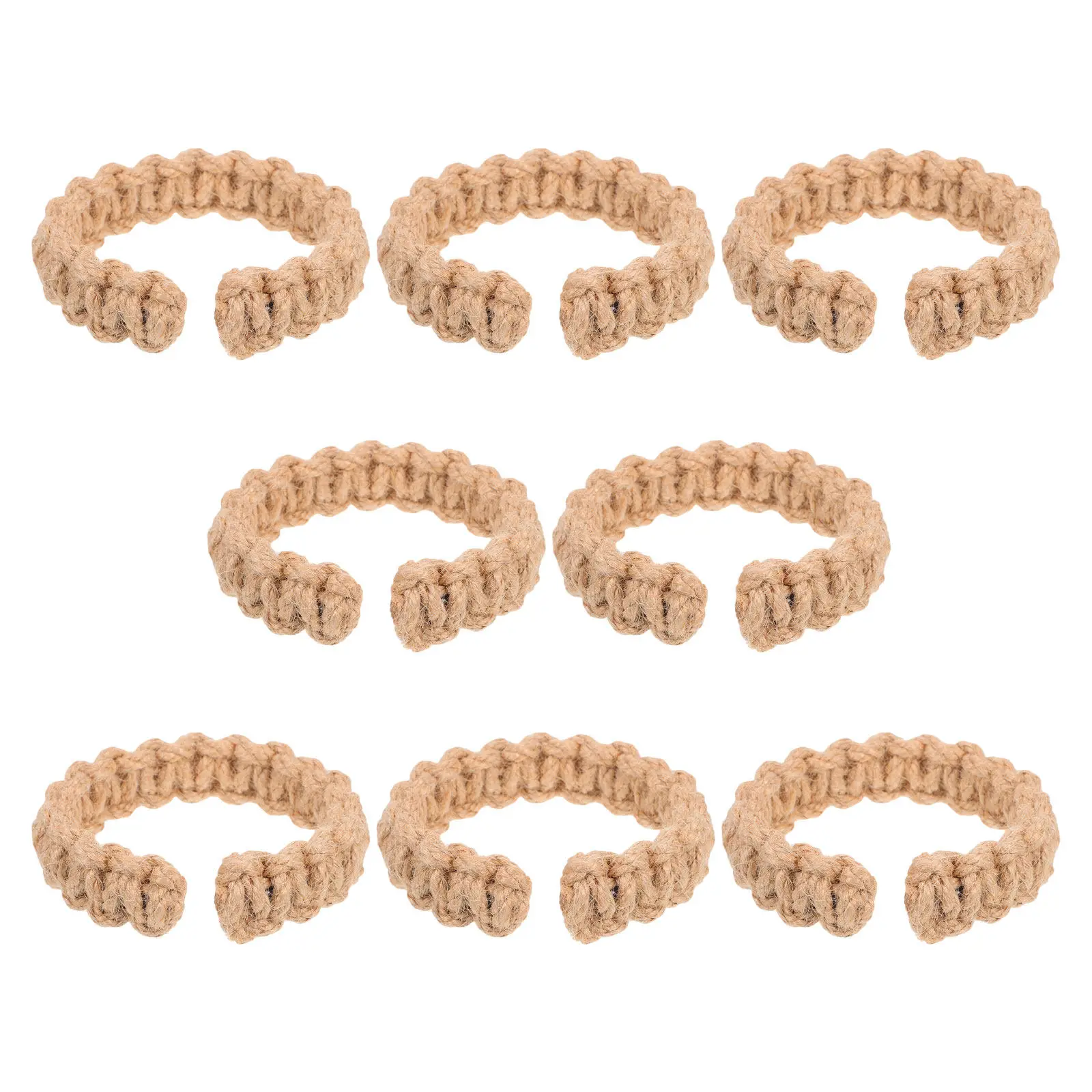 8 Pcs Curtains Tieback Holdbacks Rustic Tiebacks for Drapes Rope Ties Boho Bohemian-style Straps