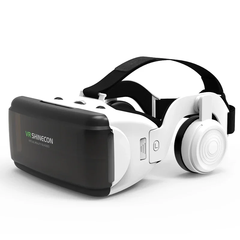 VR Glasses Virtual Reality 3D VR Glasses Google Cardboard Headset for Use with Smartphone Android Virtual Glasses with Gamepad