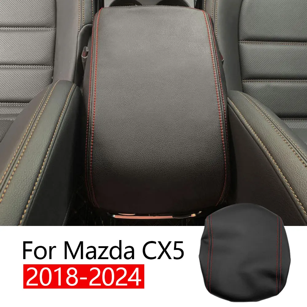 1PCS Car Armrests Box Cover Decoration Interior Auto Accessories For Mazda CX-5 CX5 CX 5 KF 2017 2019 2020 2021 2022 2023 2024