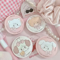 4PCS/Pack Mikko Makeup Sponge Air Cushion Dry and Wet Dual-use Beauty Cute Powder Puff