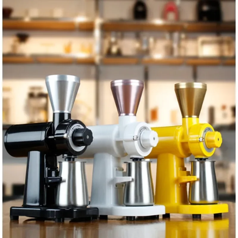 Household Electric Coffee Bean Grinder, Italian Style Single Dose Coffee Mill for Hand Brew Coffee Making