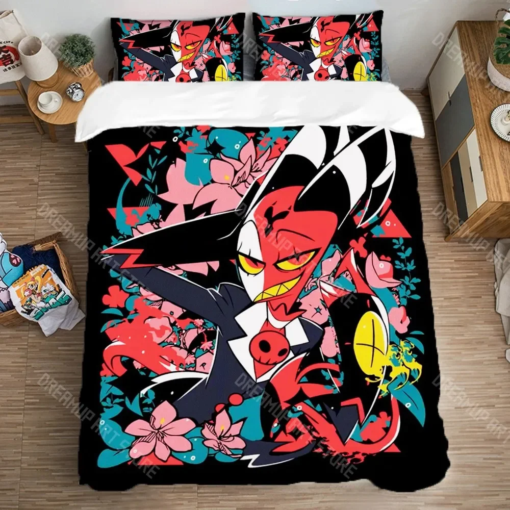 

3D Print Blitzo-Stolas Hell-Boss Quilt Cover Multiple Sizes Duvet Covers Cartoon Bedding Comforter Sets Bed Decor Fun Home Decor
