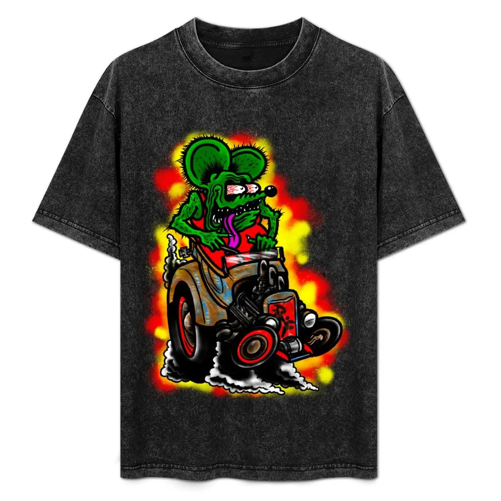 

Rat Fink Rat Rod T-Shirt vintage anime shirt anime figures anime shirt Aesthetic clothing T-shirt men