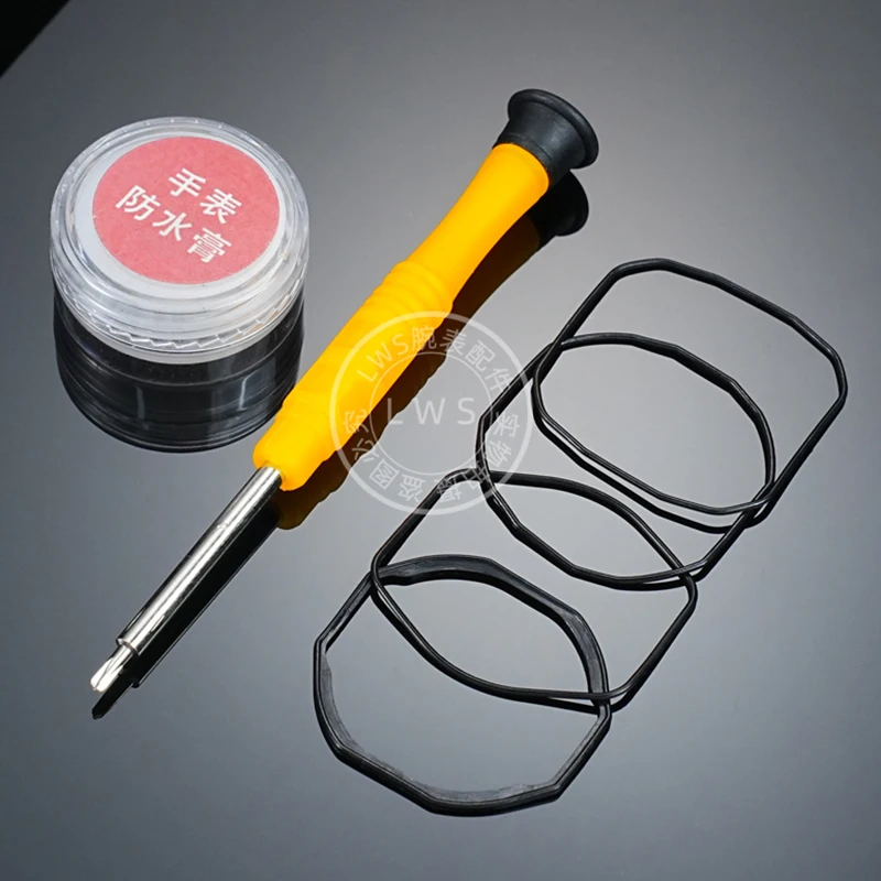 Para reloj Casio cubierta trasera anillo de sellado DW-5600 GA-100 EQB-900 GG-1000 MQ-240 LW-201 FF-91W EQB-500 501 F-200 GA-120 impermeable