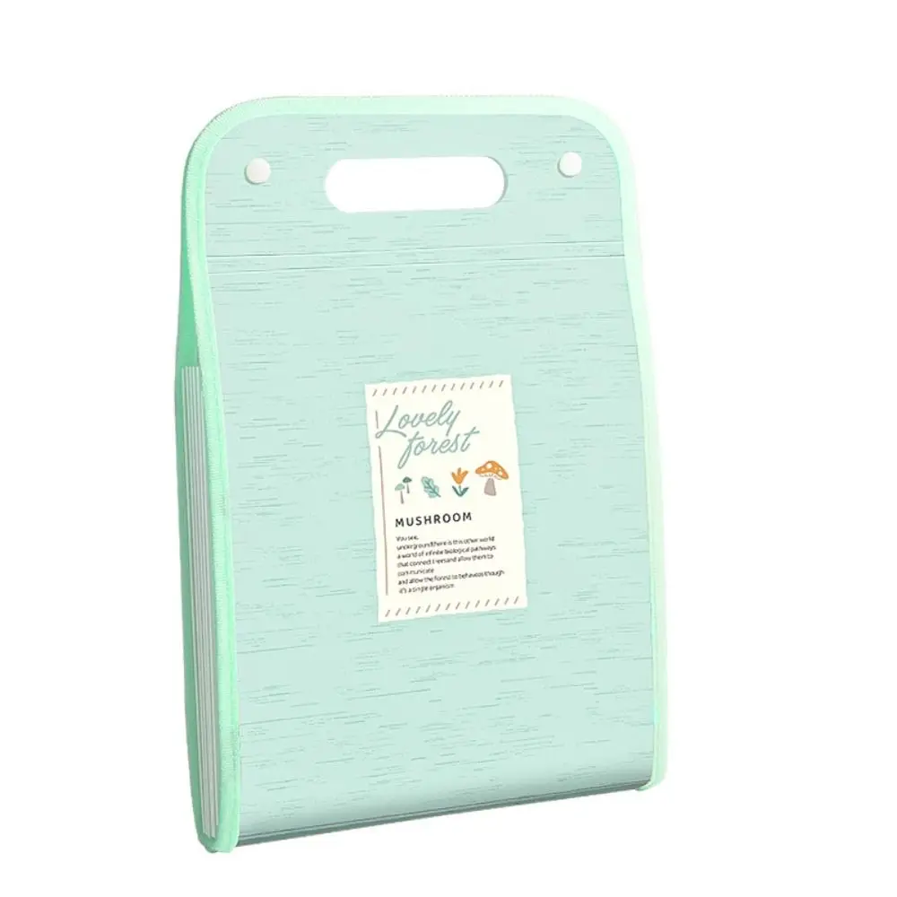 Bolsa de archivo A4 de alta calidad, carpeta de almacenamiento de papel de prueba de gran capacidad de 13 capas, clasificación, bolsa de datos portátil para estudiantes