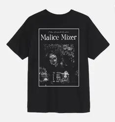 Malice Mizer 코튼 블랙 티셔츠, 코튼, 티셔츠, 셔츠, 엄마 선물, 신상 선물