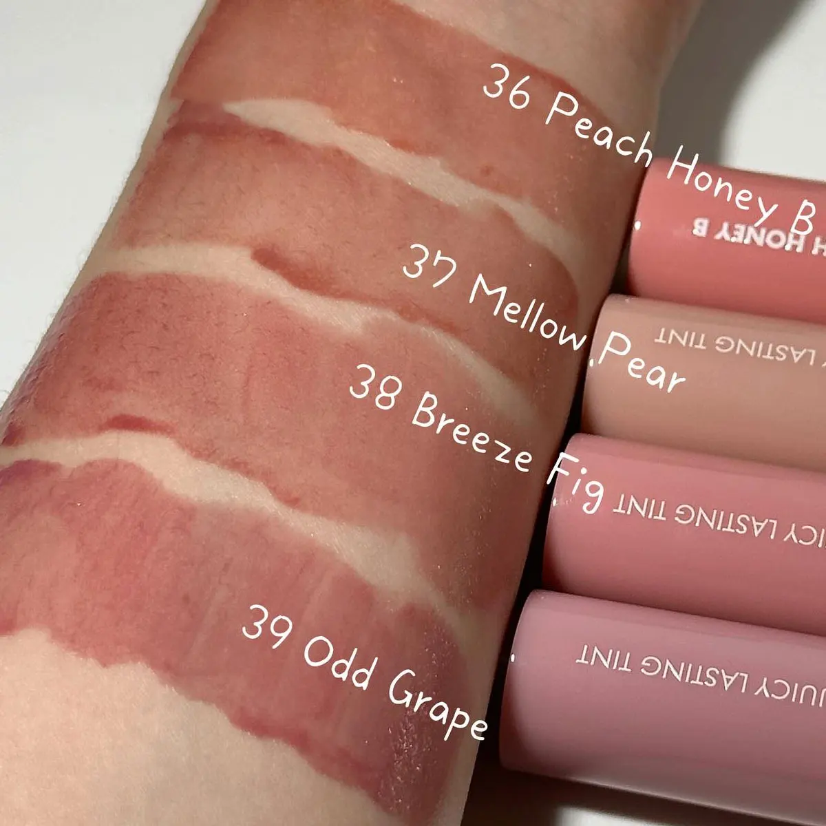 rom&nd JUICY LASTING TINT-7 ظلال، لمسة نهائية تشبه المرآة، تأثير شفاه زجاجي، صديق للشفاه المتدرجة، K-Beauty، مكياج كوري، موسمي #2