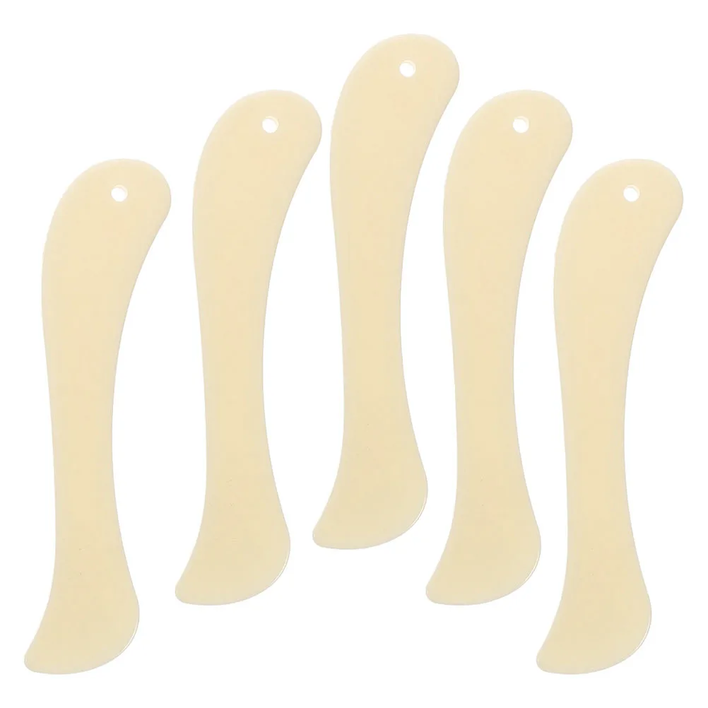 5pcs Plastic Bone Folder Paper Creaser Tool Envelope Opener For Bookbinding Paper Craft Scrapbooking Letter Opening Office