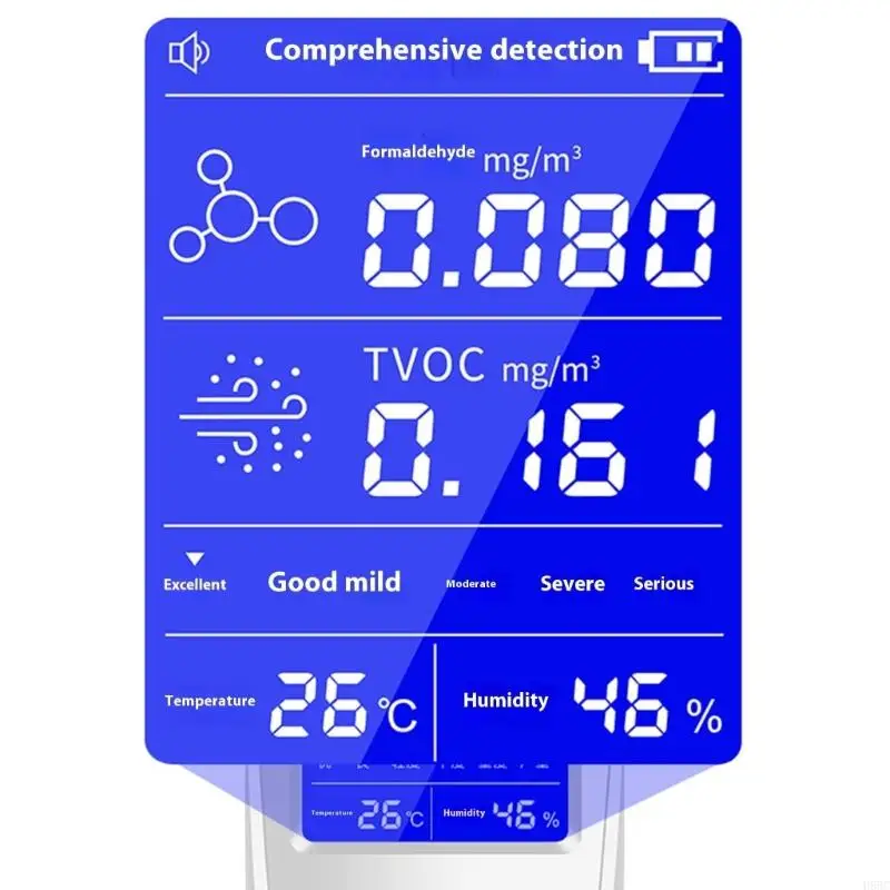 

H58C Обновление инструмент обнаружения HCHO TVOC в помещении для домашнего офиса для домашнего офиса
