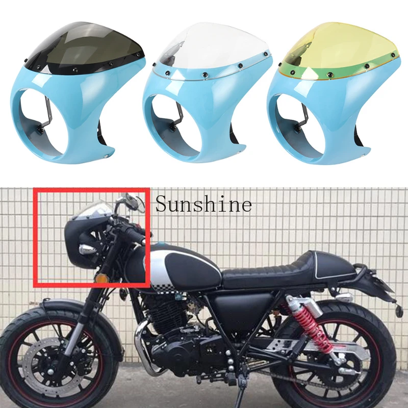 

Vintage motorcycle front large lampshade V coffee GN Ranger pig head coffee shroud accessories