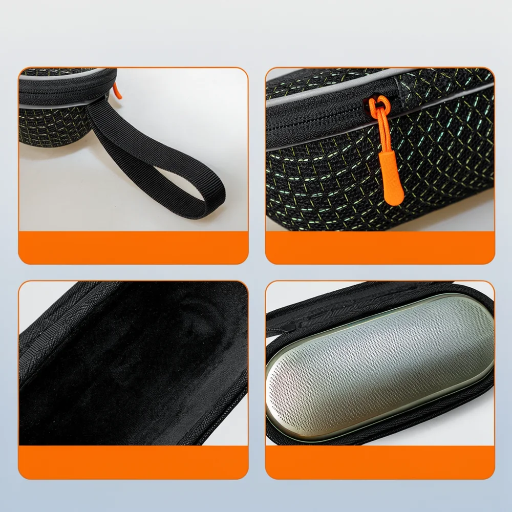 Hard Carrying Case For Harman Kardon Luna 2 Speaker Protective Bag Portable Travel Organizer With Sound Permeable Design