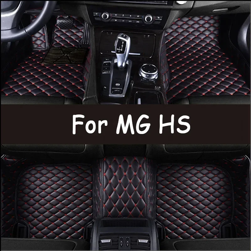 

Car FlooFord Ranger PJ International 2006r Mat For MG HS Plug-in PHEV EHS AS23 2020 2021 2022 Leather Mats Protective Carpet Ant