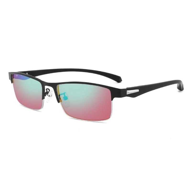 652F Red Green Color Blindness Corrective Glasses Outdoor Color-blind Glasses for Men Red Green Color-blind Sunglasses Adult