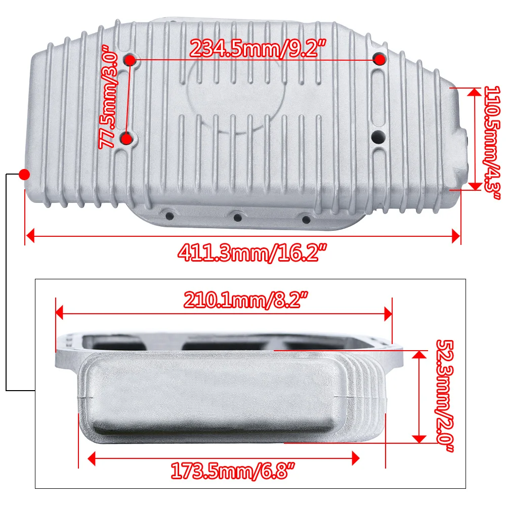 PQY - FOR S13 S14 S15 SR20DET SR20 180SX 200SX 240SX SILVIA SIL 80 TURBO ALUMINUM OIL PAN  (Fits: Nissan) PQY-OP49