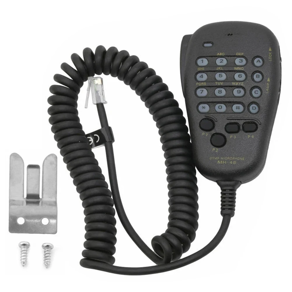 Backlit Microphone For Radios Radio Programmable Keys 9 X 6 X 2.3 Cm MH-48A6J Microphone Automatic Tone Routing