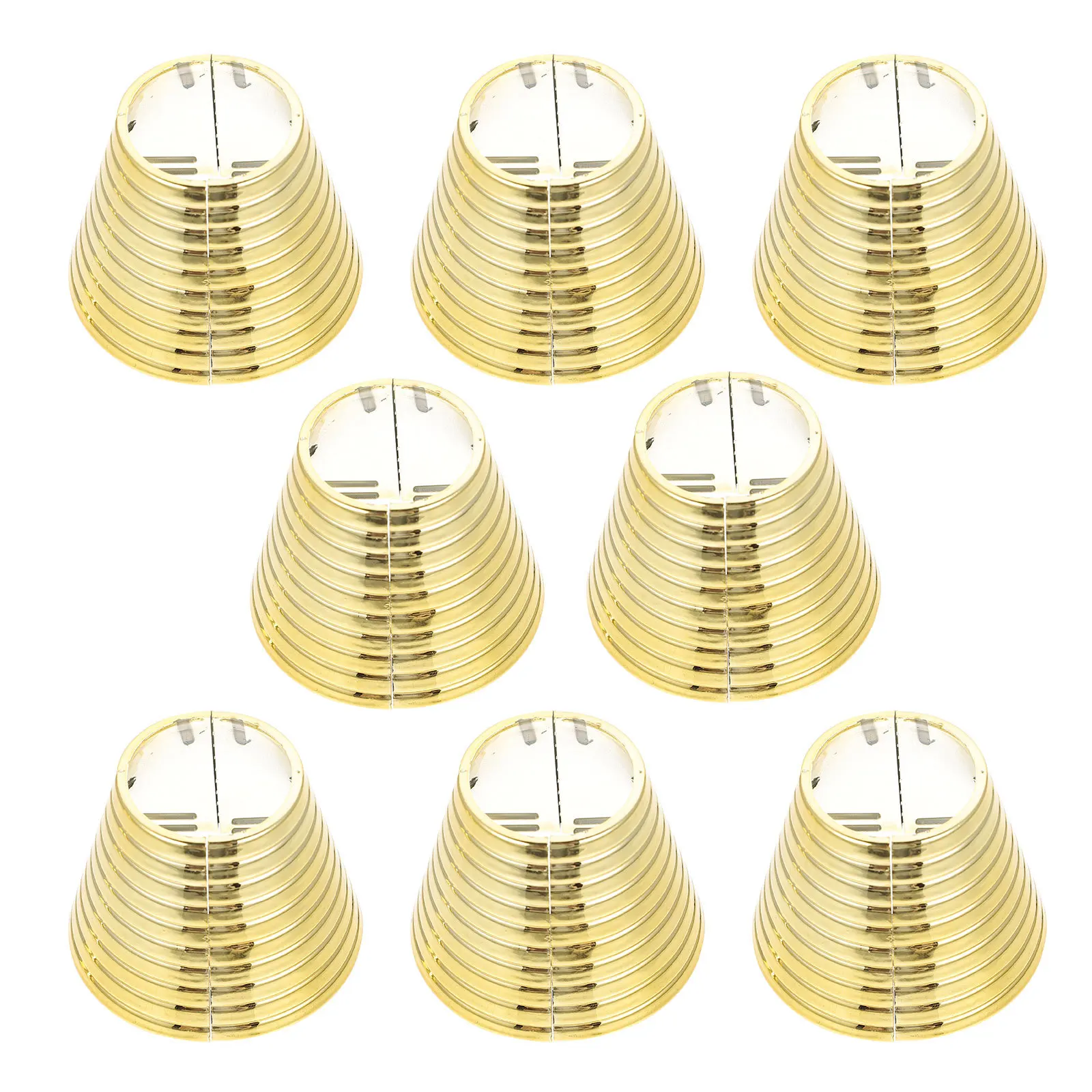 

8pcs Ponytail Rings Simulation Metal Hair Band Cuff For Women Party Wedding Ponytail Holder Clips Daily Wear Hair Holder Clip