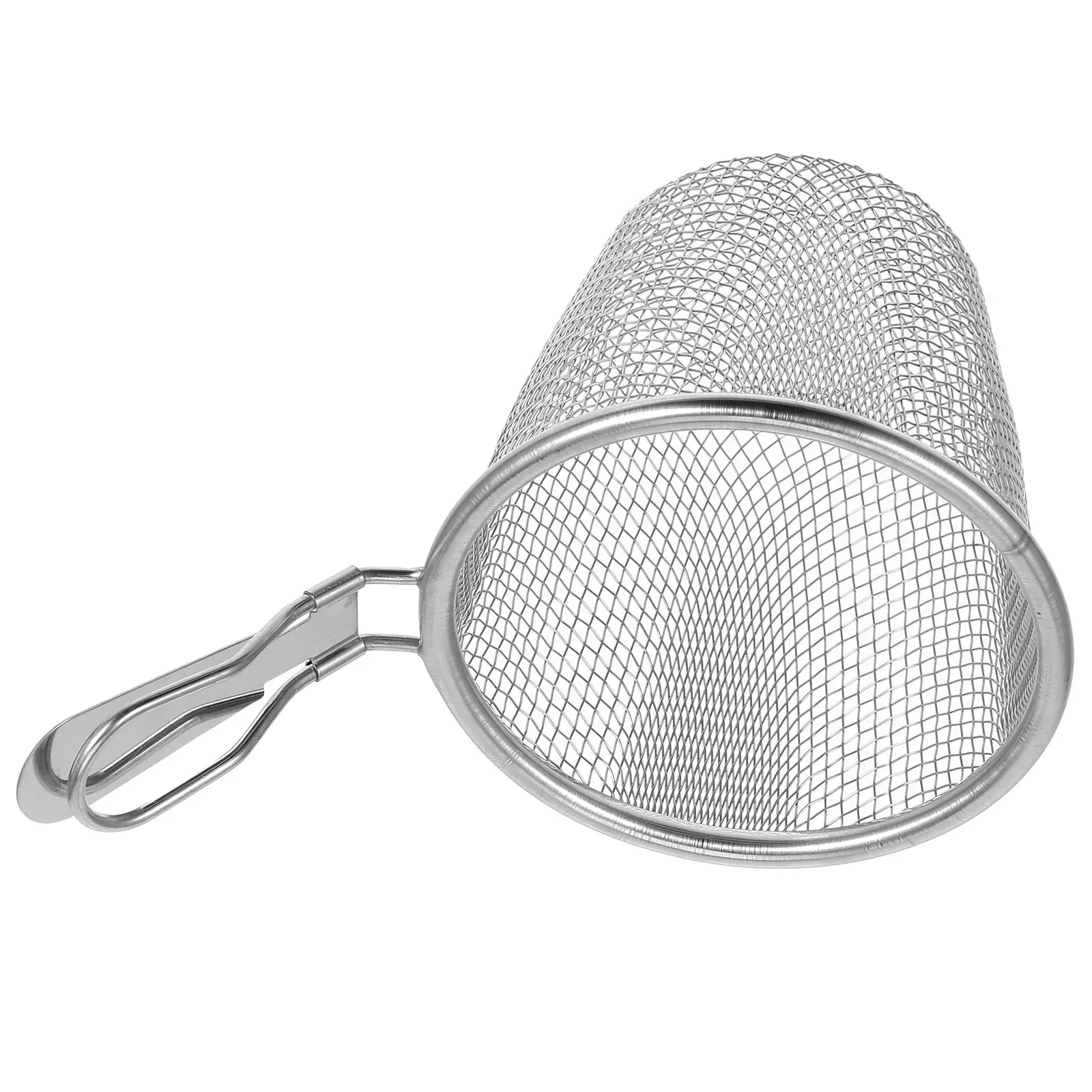 Stainless Steel 304 Mesh Strainer Basket Hotpot Ladle Scoop Noodle Tea Net Filter Pan Juicing Spider Pasta Colander