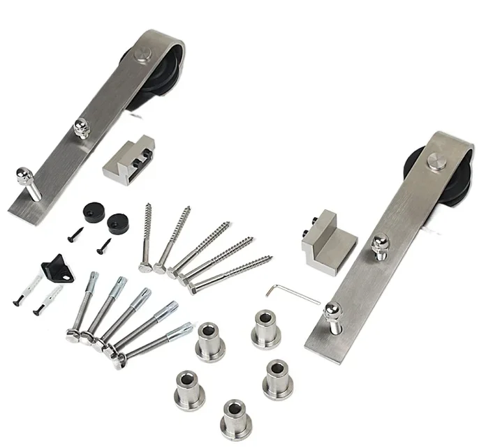 

304 Stainless Steel, Barn Door Slide, Pulley, Hardware Kit