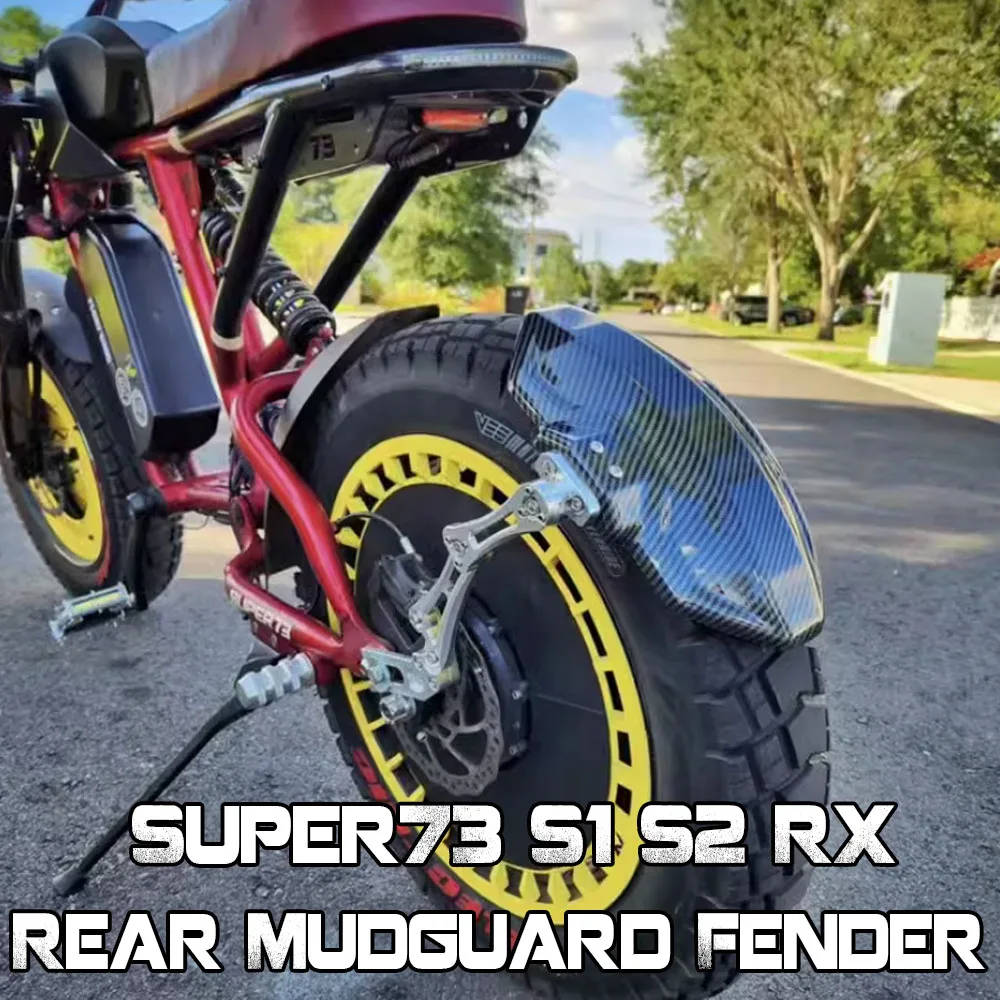 

Electric Bicycles Rear Mudguard Wheel Splash Guard Fender Accessories For SUPER73 SUPER 73 Super73 S1 S2 RX