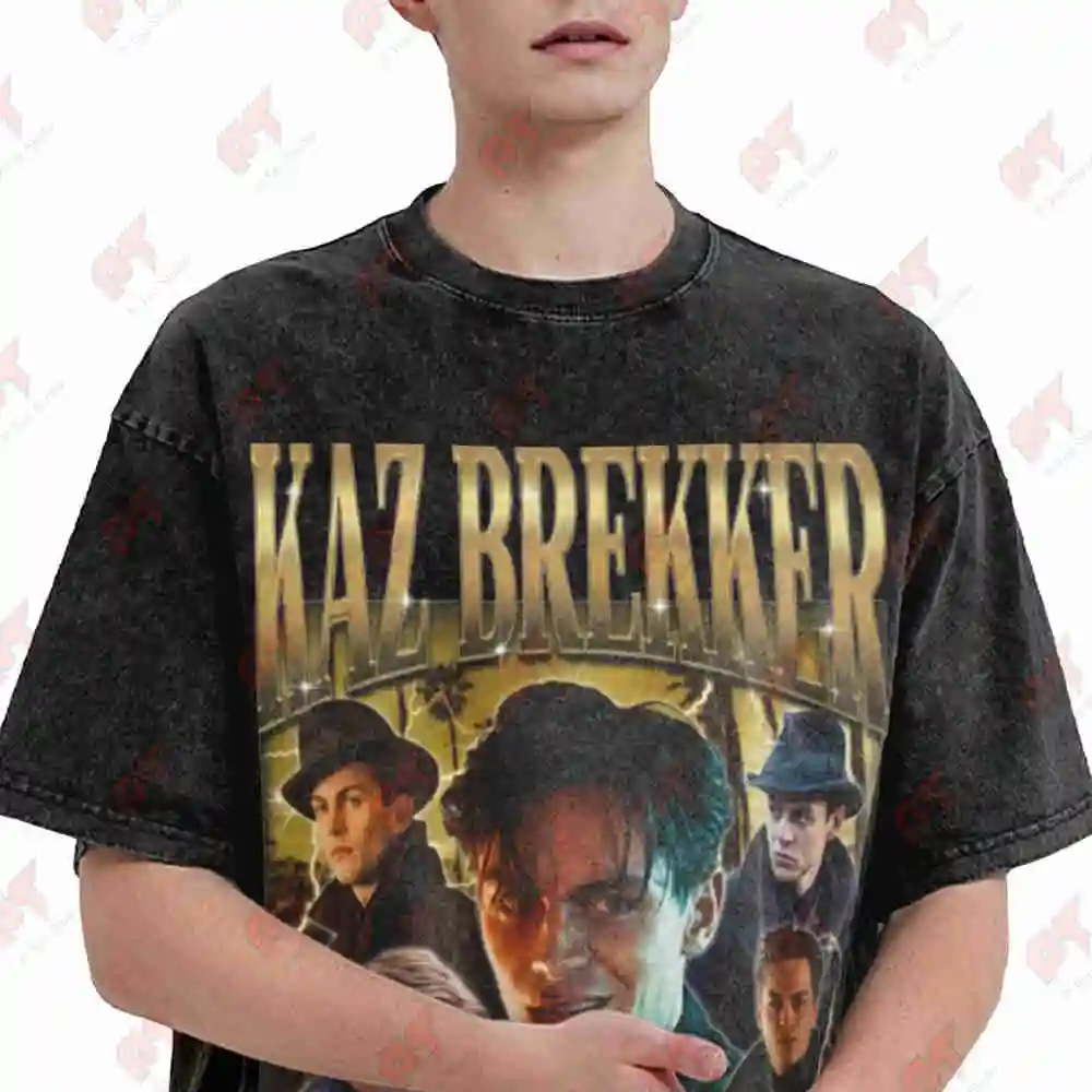 Kaz Brekker Six Of Crows Vintage Washed Tee Pure Cotton T-Shirt