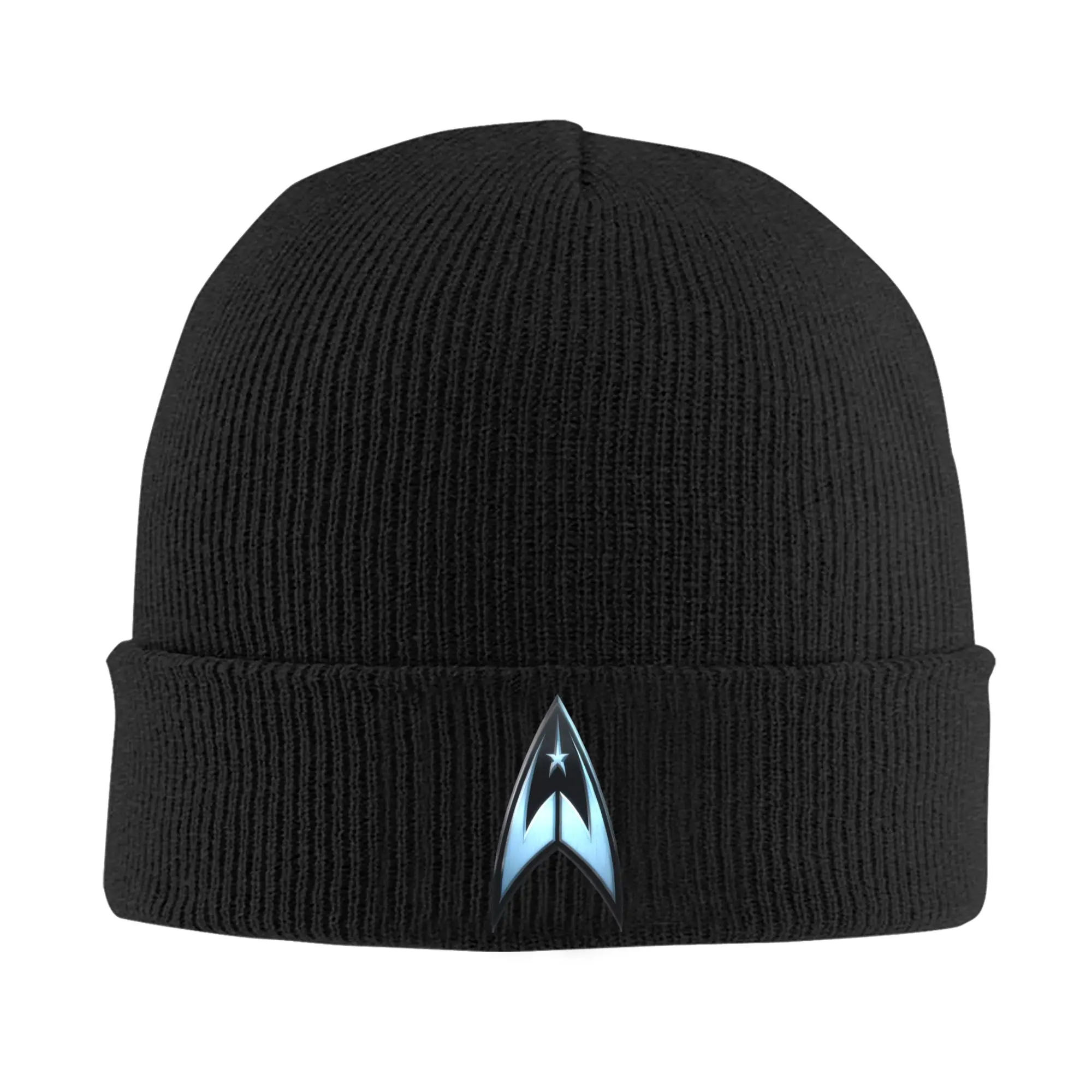 Custom Star Film T-Treked Beanie Cap Unisex Winter Warm Bonnet Homme Knit Hat Ski Science Fiction TV Series Skullies Beanies Cap