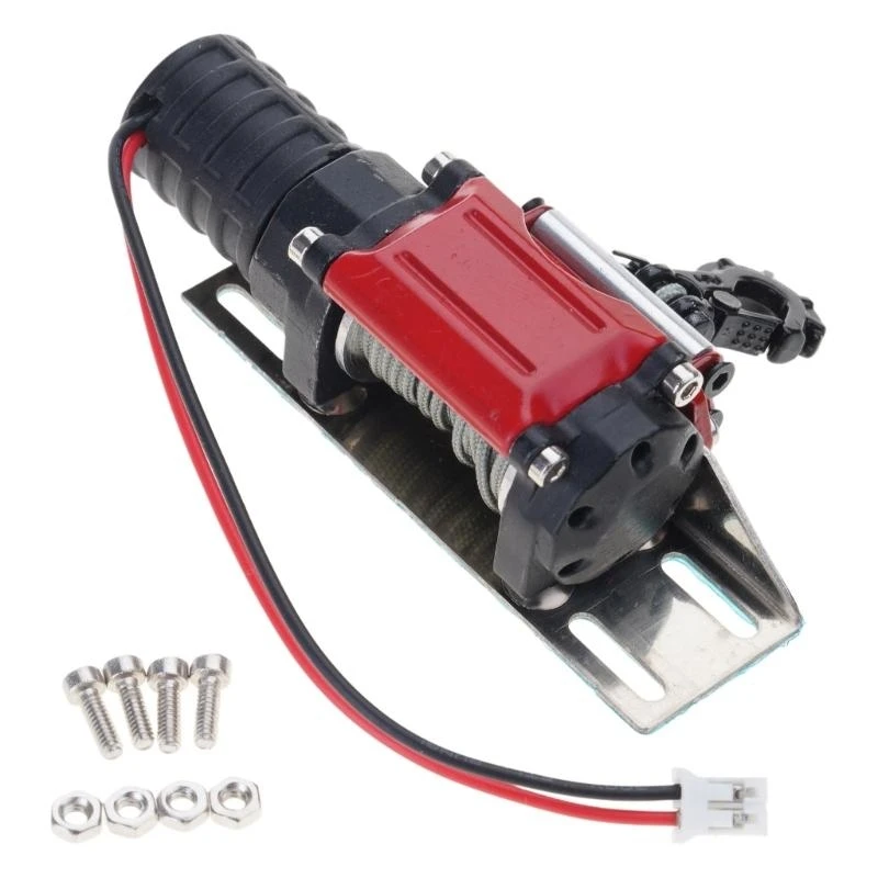 อัตโนมัติจำลอง Winch 1/10 RC Crawler รถสำหรับ SCX10 90046 Gen8 15UB