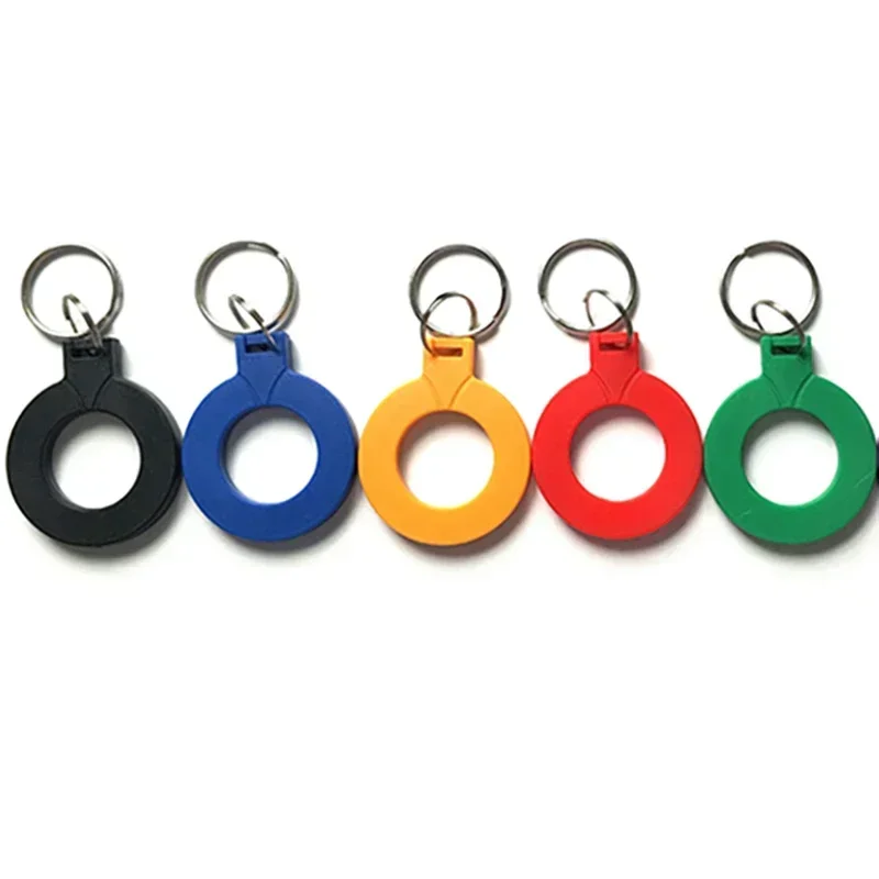 5/10pc UID Rewritable GEN1 Key Fob 13.56MHz Keychain RFID Ring Tag NFC 1K S50 Duplicator Copy Token ISO 14443A Sector 0 Writable