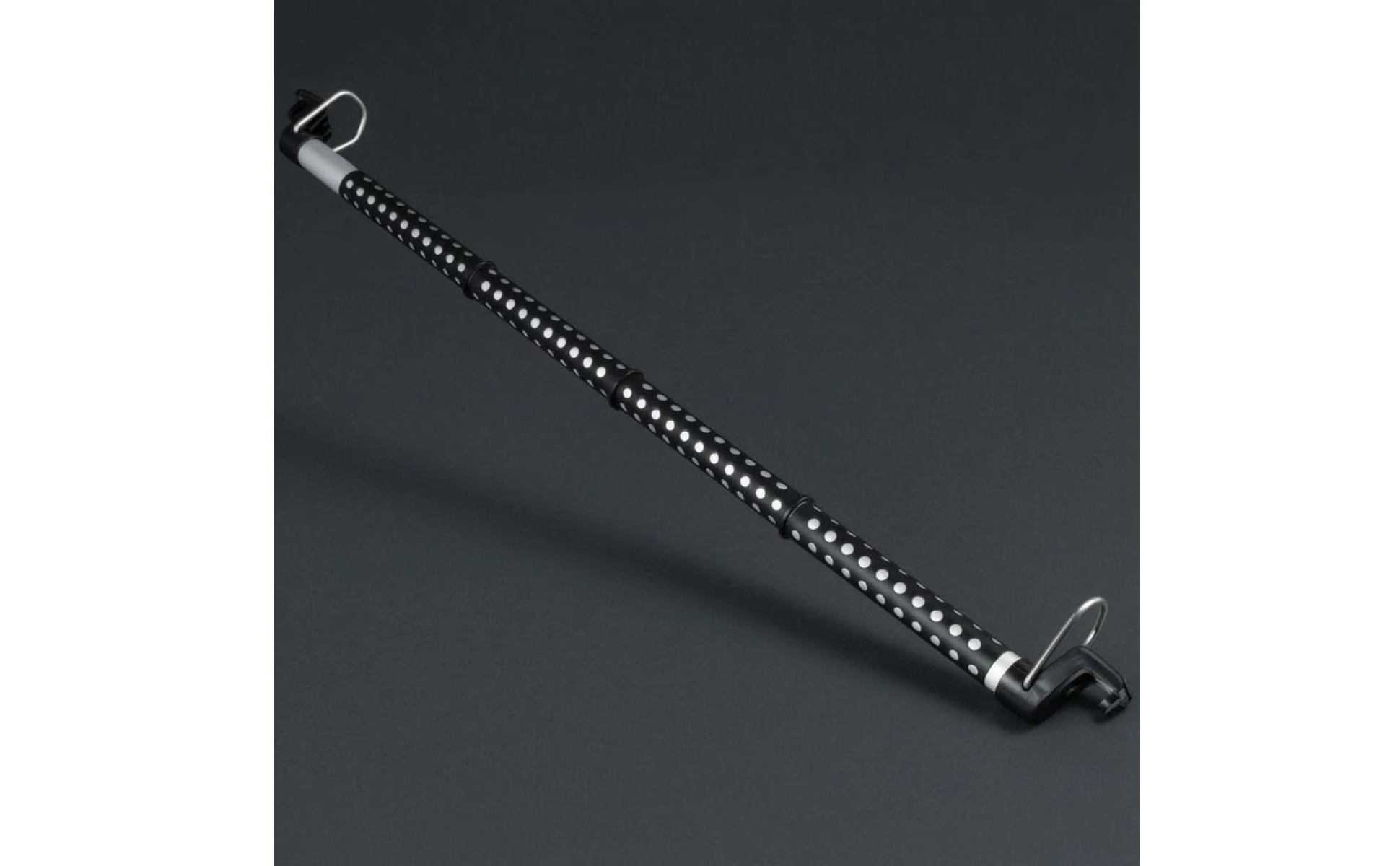 Telescopic Car Clothes Hanger Rod Perforated Car Clothes Hanger Bar Telescopic Garment Rack Hooked Ends Heavy Duty