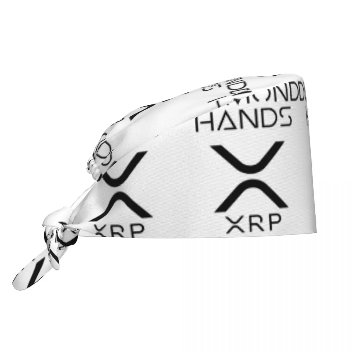 XRP Ripple Crypto Diamond Hands Scrub Hat Doctor Working Surgical Cap Men Women Adjustable Nursing Caps for Dentist